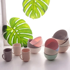 Bowl Bambu Ecológico PP 700ml Sortido Rosa Roxo Bege Lyor