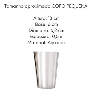 Coqueteleira Aço inox Profissional 750 ML Lyor