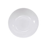 Prato Raso Opalino Vidro Branco 25 Cm Lyor