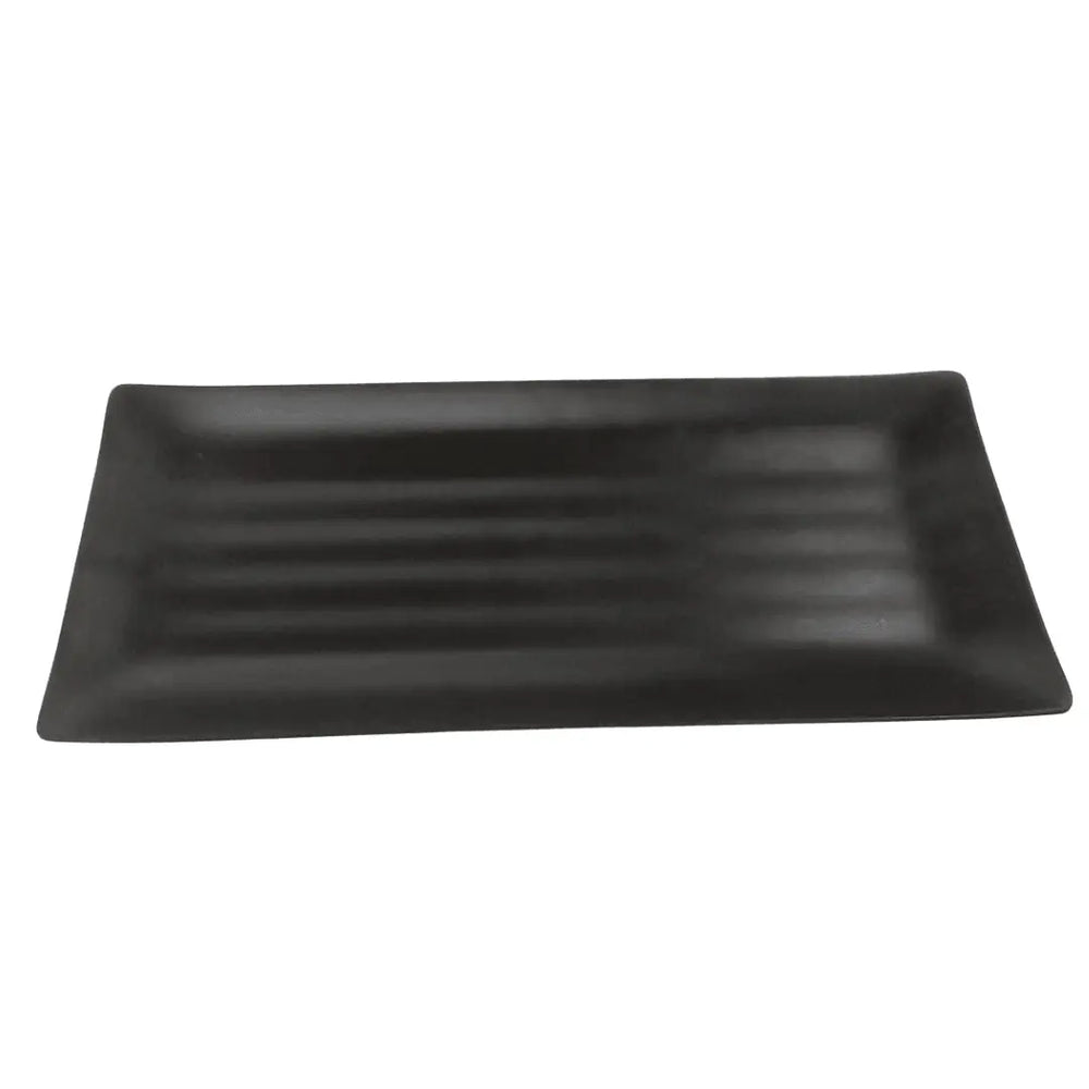 Travessa Melanina Retangular Toquio Preta Sushi Lyor