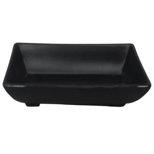 Porta Shoyu Retangular Melanina Tóquio Preto Lyor