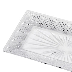 Prato Retangular Em Vidro Dublin Lyor Lyor