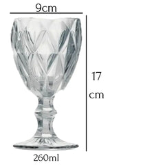 Taça Diamond Transparente Lyor