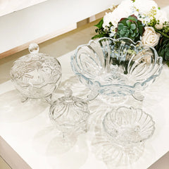 Saboneteira de Cristal Banheiro Lyor