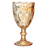 Taça Diamond Vidro Âmbar 300ml Lyor