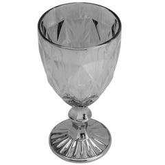 Taça Diamond 325 ML Metalizada Cinza Lyor