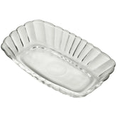 Travessa Waves 15cm Vidro Decorado Sobremesa Lyor