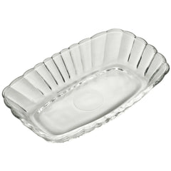 Travessa Waves 15cm Vidro Decorado Sobremesa Lyor