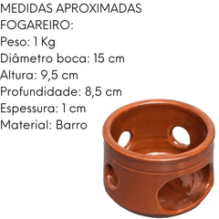 Fogareiro Profissional Redondo N°1 Motta