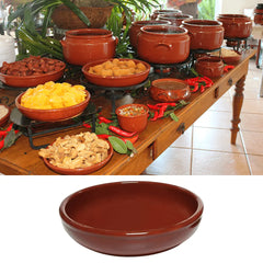Prato Barro Grande Fundo 30cm Motta Feijoada Buffet Bistrô 2,6L Motta