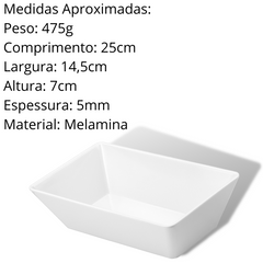 Travessa Melamina 25 Cm Gourmet Mix