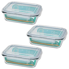 Pote Hermético Vidro Retangular Borosilicato 1,04l Oxford