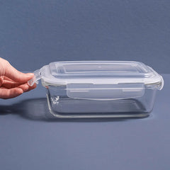 Pote Hermético Vidro Retangular Borosilicato 1,04l Oxford