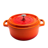 Caçarola Redonda Hercules Laranja 6,8l Hercules