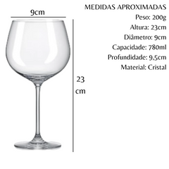 Taça Cristal 780ml Gin Tônica Oxford