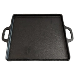 Chapa Bifeteira Quadrada C/ Alça Ferro Fundido 31cm RIG