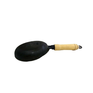 Chapa Ferro Fundido Cabo Madeira 15 Cm RIG