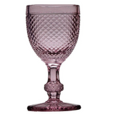 Taça De Vinho Bico De Jaca Lilás 235ml Vidro Lyor