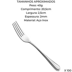 Garfo de mesa Continental Continental