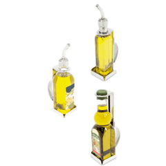 Suporte Garrafa de Azeite/Vinagre Aço Inox 3,5 cm Alissan