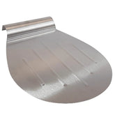 Placa Bolo Pizza Espatula Aço Inox Arredondada Hercules
