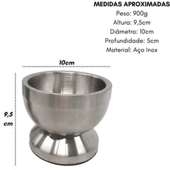 Pilão Com Macerador Socador Hercules Manual P/ Temperos Hercules