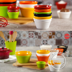 Ramekim Cheff 30 ML PP Vermelho Polipropileno VemPlast