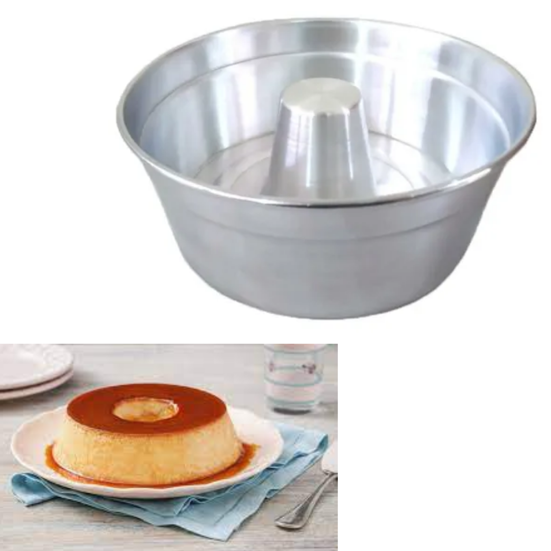 Forma Assadeira Bolo Pudim N°16 Pequena 1L Arary