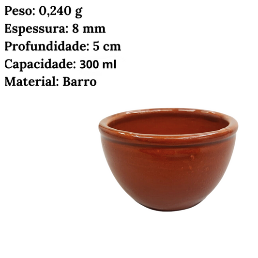 Cumbuca Refratário Bowl 300ml Feijão Caldo Sopa