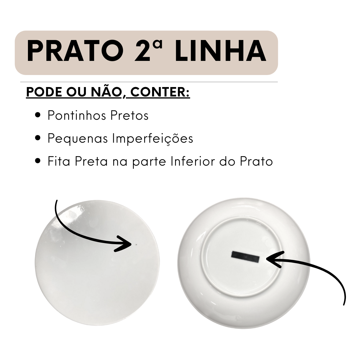 Prato Pão de Porcelana Cupe Segunda Linha 16cm - A Gourmet