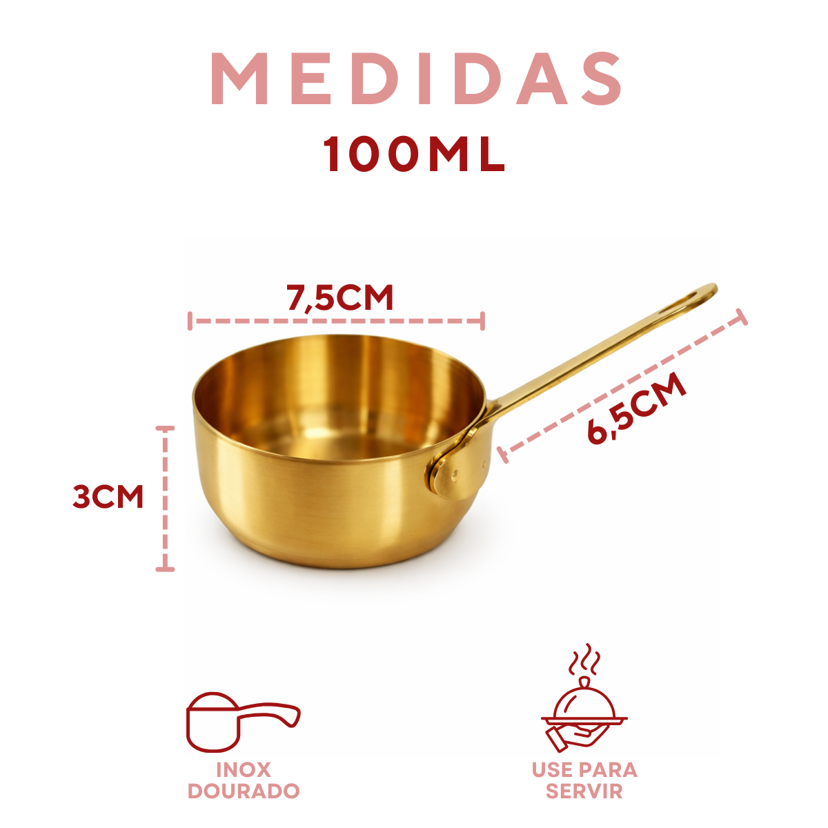 Panelinha Para Molho Servir 100ml