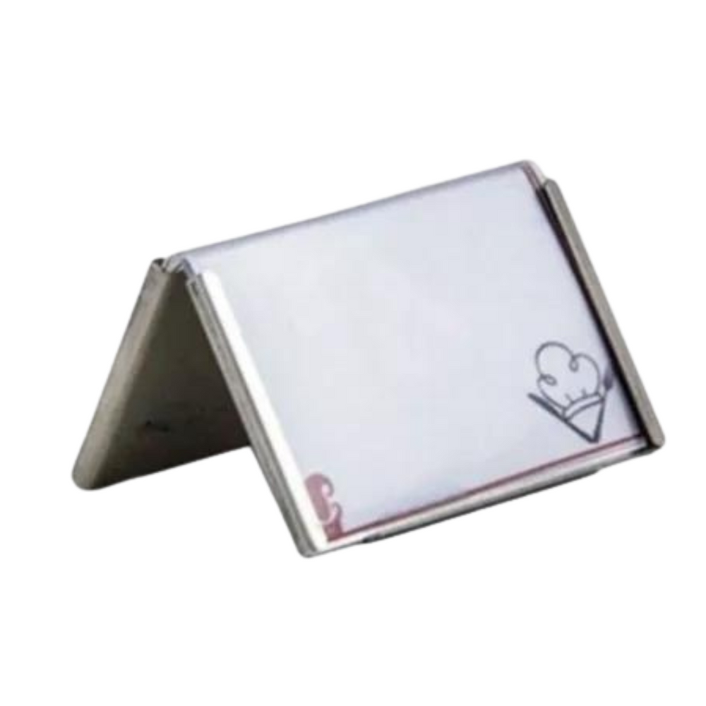 Mini Display de Mesa em Aço Inox Alissan