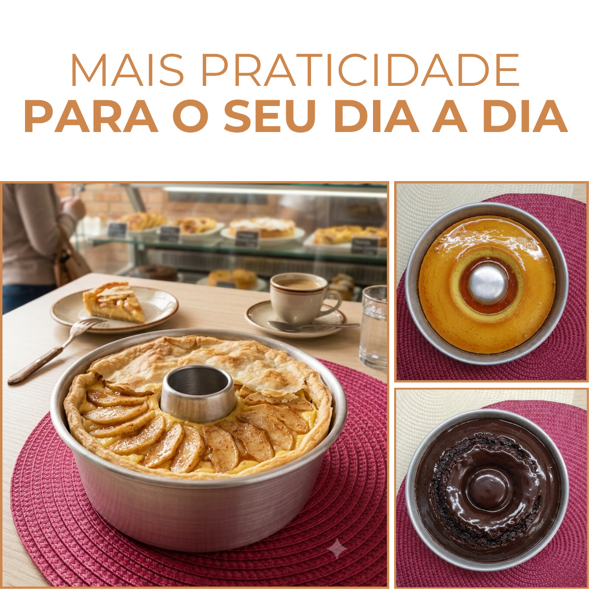 Forma Torta de alumínio Suiça