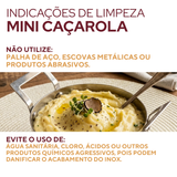 Mini Caçarola Servir Aço Inox 550ml