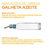 Galheteiro Azeite Vidro 500ml Servir