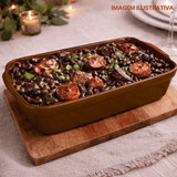 Travessa Retangular Ceramica Refratária