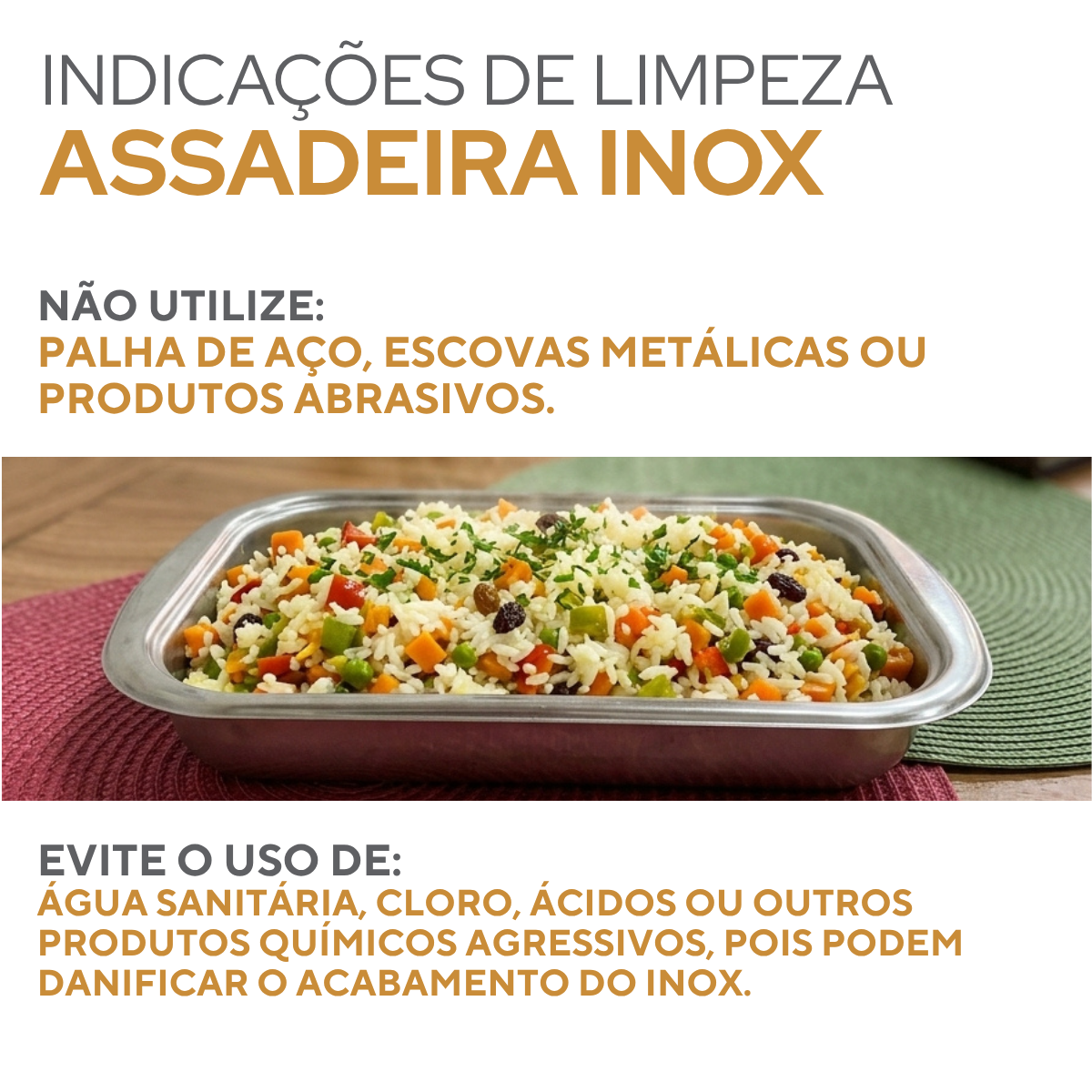 Assadeira Aço Inox Tramontina 28x19