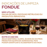 Conjunto Fondue Preto 10peças