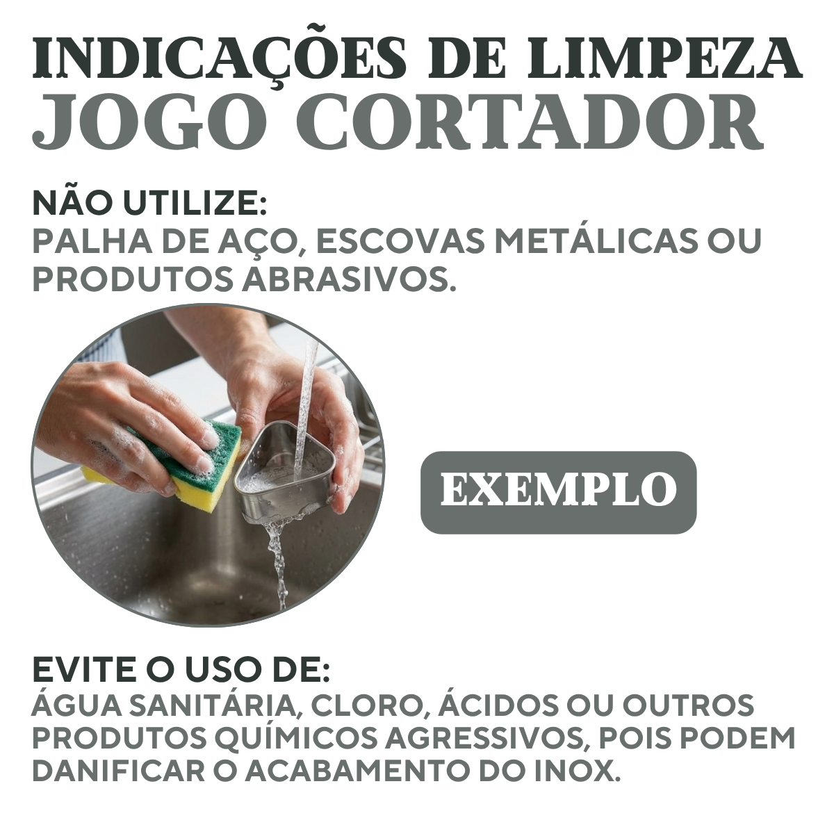 Jogo Cortador Esfirra Aço Inox 4 Peças