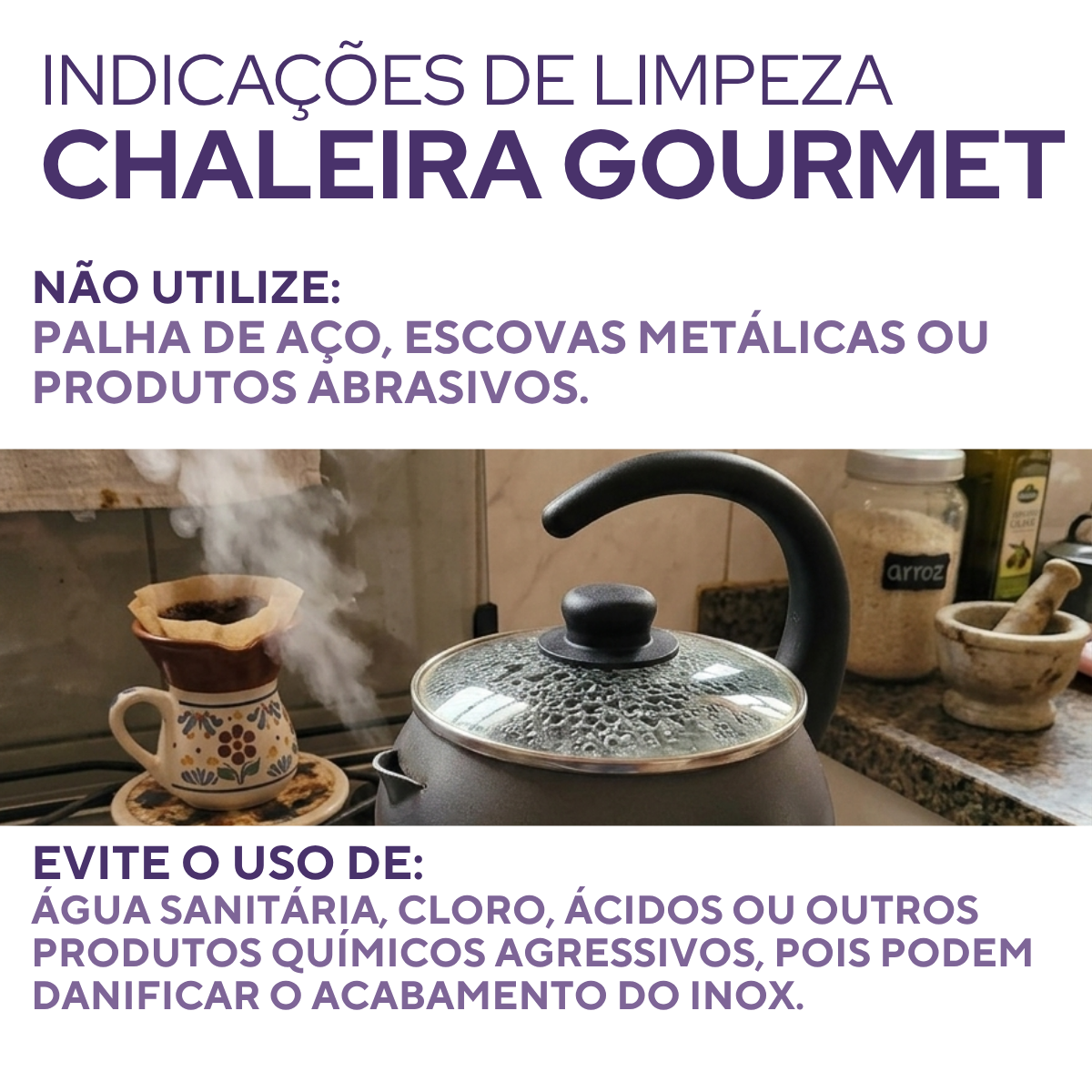 Chaleira Gourmet 2,4Litros