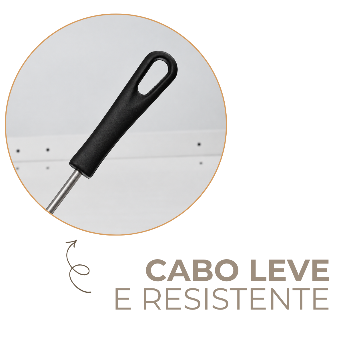 Escumadeira Hotel Aluminio Cabo Baquelite N°9