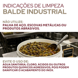 Balde Industrial com Tampa Polipropileno 18 Litros
