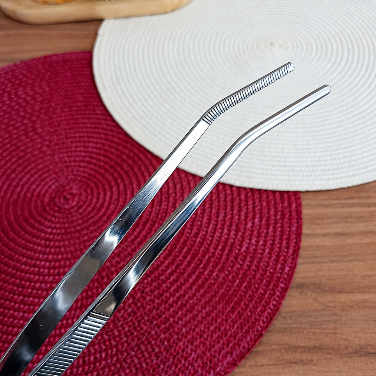 Pinça Culinária Ponta Curva 30cm