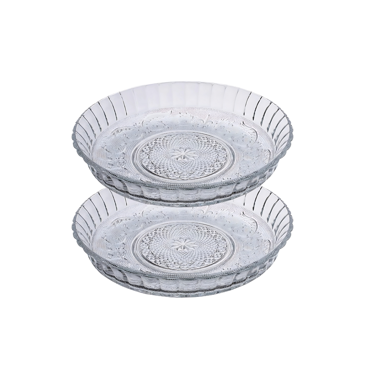Tigela Rasa Victorian Rasa de Vidro 2L - A Gourmet