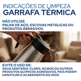 Garrafa Térmica Aço Inox 1 Litro
