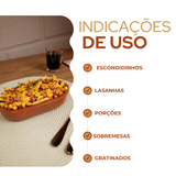 Assadeira Oval Cerâmica 400ml