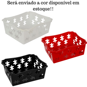 Cesta Multiuso N2 em Polipropileno Cores Sortido Jaguar