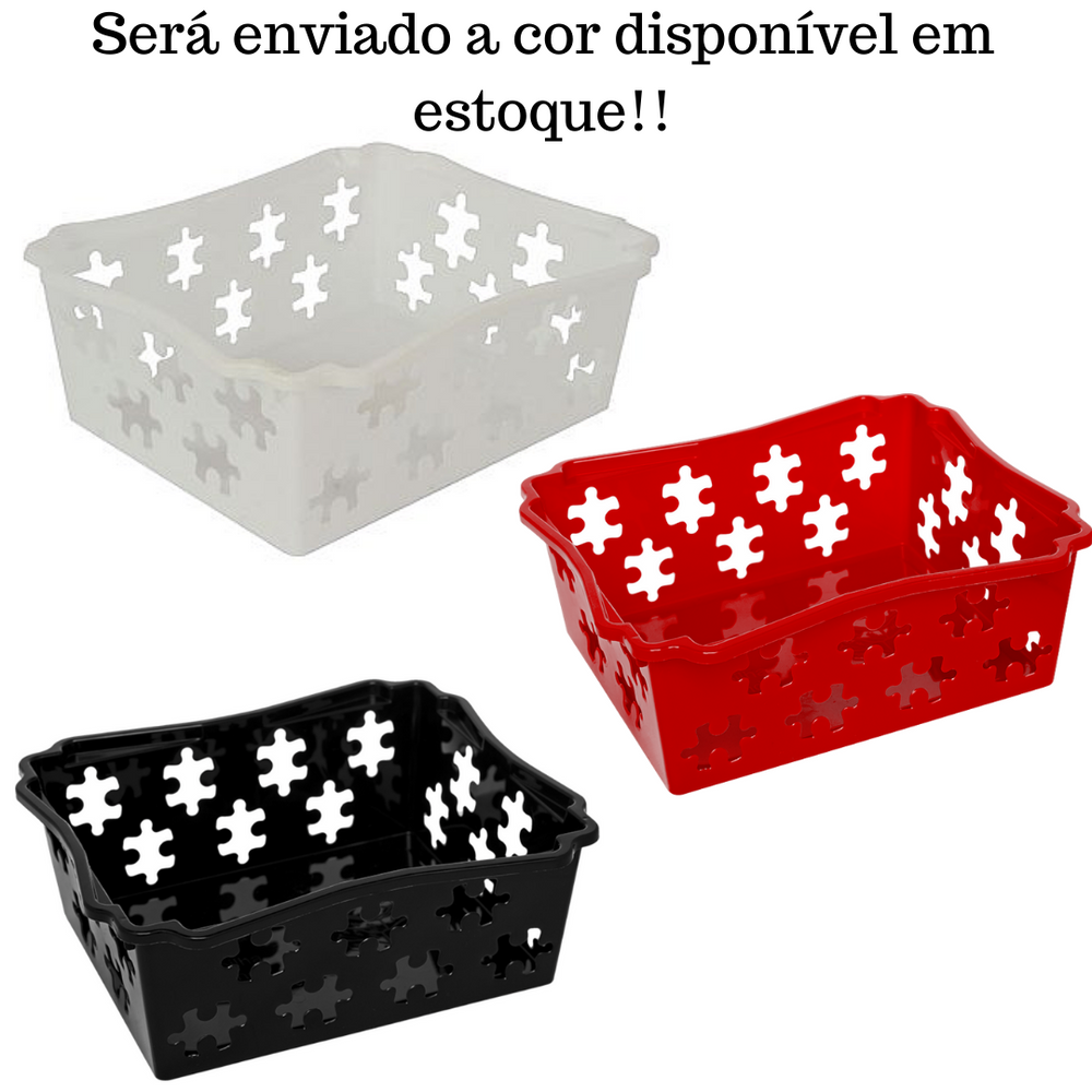 Cesta Multiuso N2 em Polipropileno Cores Sortido Jaguar