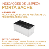 Porta Sache Aço Inox