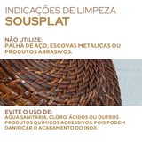 Sousplat Escuro Rattan 32cm